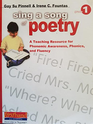 Sing a Song of Poetry, Grade 1 - Paperback