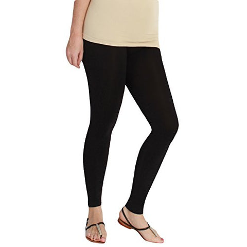 Seamless Plus Size Ankle Length Leggings - 6 Black, One Size