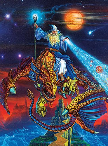 Ceaco 1000 Piece Dragons Assortment, Twilight Tempest