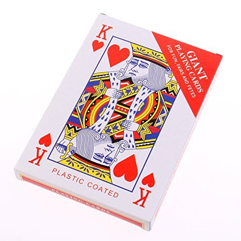 PMLAND Giant 5''x 7'' Large Poker Index Playing Cards