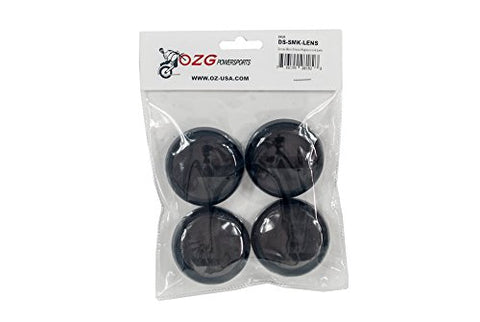 OZ-USA Set (4) Smoke Turn Signal Lens Deuce-Style Snap On Replacement lens for Harley 2002-2013 Street Glide FLHX