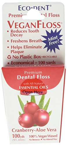 Ecodent - Vegan Floss Cranberry 100 yd