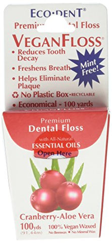 Ecodent - Vegan Floss Cranberry 100 yd