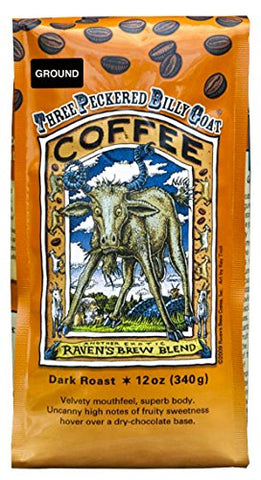 Ravens Brew Ground Coffee (Three Peckered Billy Goat)