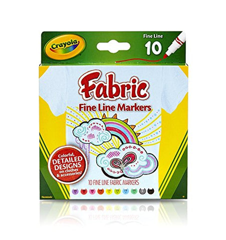 10 ct. Fine Line Fabric Markers