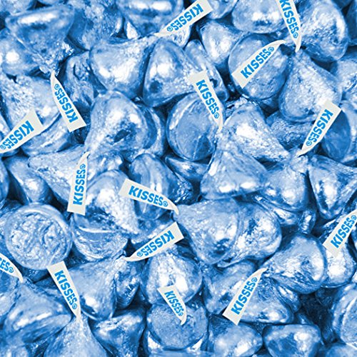 Light Blue Hershey’s Kisses 1 lb.