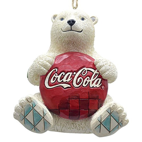 Enesco JSCOLA Polar Bear with Coke Logo HO