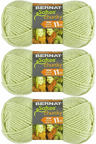 Bernat Softee Chunky Yarn - Solid Linen 108 Yards 3.5 OZ