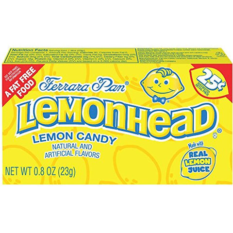 Lemonhead Candy Lemon Flavor 0.8 oz