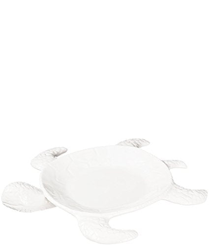 11"X2"TURTLE PLATE WH
