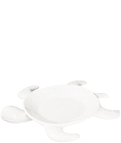 11"X2"TURTLE PLATE WH