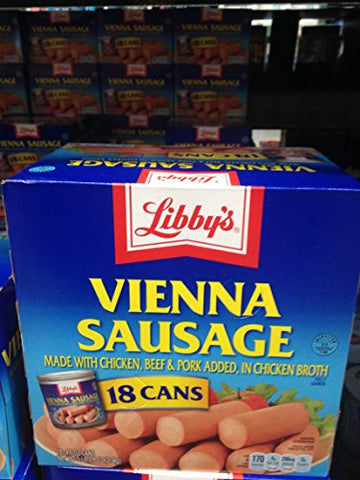 Libby's Vienna Sausage Cans - 4.6oz/18pk