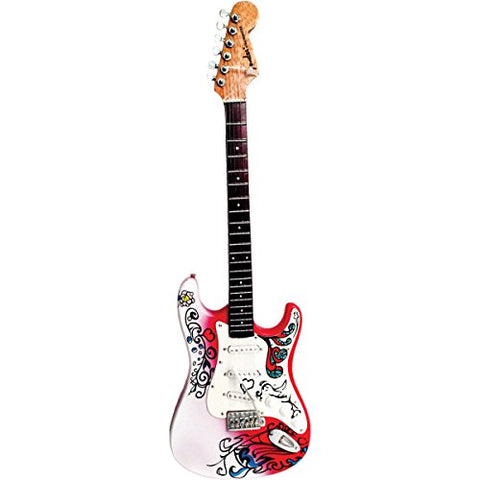 Jimi Hendrix Monterey Fender Strat Mini Guitar 10”