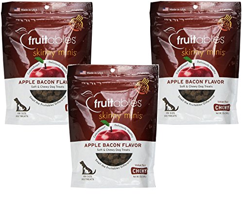 Fruitables Skinny Minis Treat Apple Bacon 12Oz