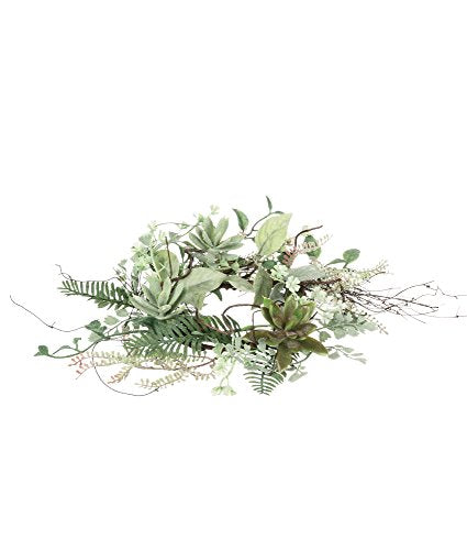 4.5" Succulent Foliage Ring Green