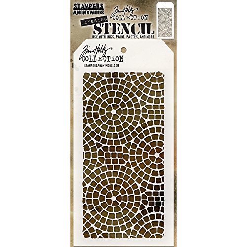 Stampers Anonymous Tim Holtz Layering Stencil - Grid Dot