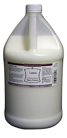 Lemon (Natural) Bakery Emulsion, 1 gallon