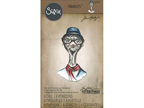 Sizzix Framelits Dies - Hipster Ostrich by Tim Holtz