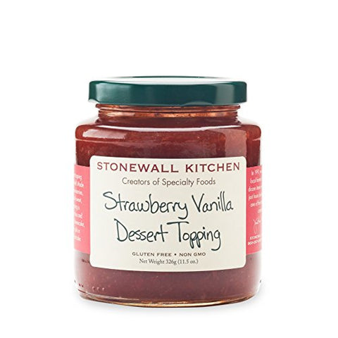 Strawberry Vanilla Dessert Topping 11.5 oz Jar