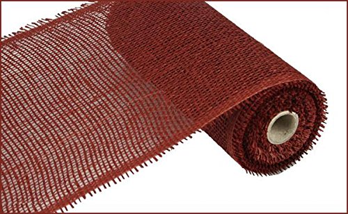 10"X10yd Woven Paper Mesh - Burgundy