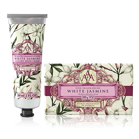 AAA Jasmine Hand Cream - 60ml and AAA Jasmine Exfoliating Bar Soap - 200g