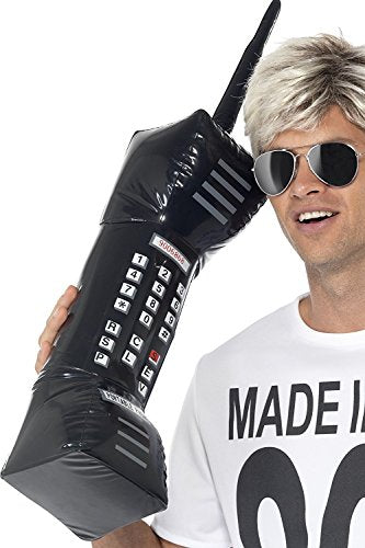 Inflatable Retro Mobile Phone, Black (76cm, in Display Pack)