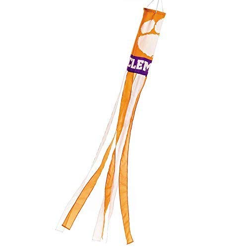 Clemson Windsock 60 Inches Long With Streamers