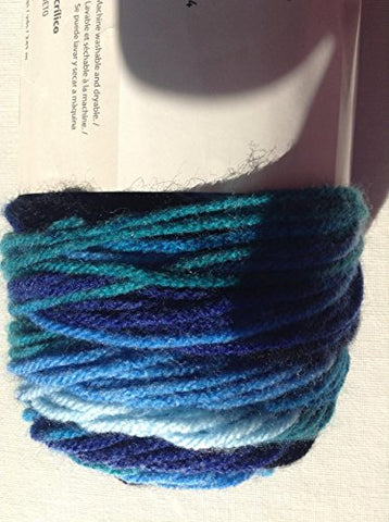 Bernat Super Value Stripes Yarn Oceana 264 Yards 5 OZ