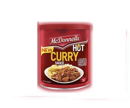 McDonnells Hot Curry Sauce 1L Tub 250g (8.8oz)