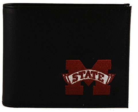 Men's Bi-Fold Wallet, Mississippi State, 5"L x 4"H