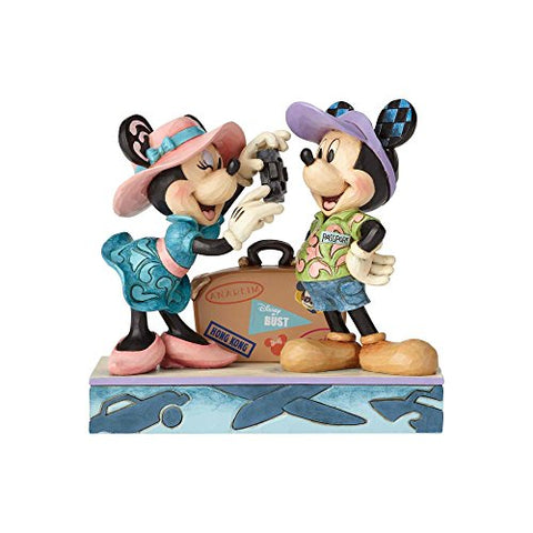 Enesco DSTRA Travel Mickey and Minnie