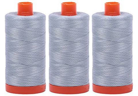 Aurifil- 50wt Cotton 1,422yd, Artic Sky
