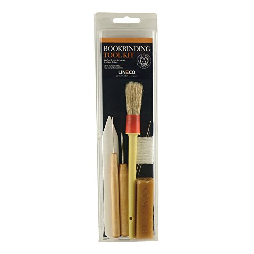 Bookbinding Tool Kit (including: Heavy and Light Duty Awls, Bone Folder, Glue Brush)