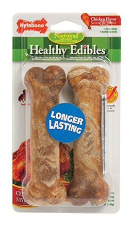 Nylabone, Healthy Edibles, Chicken - Wolf (5.5"), 2 pack