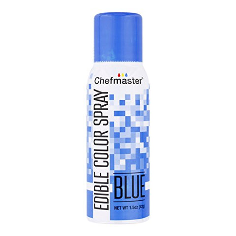 Blue Chefmaster Edible Spray Box 6 1.05 Oz