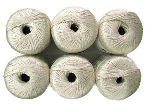 Patons Silk Bamboo Yarn Ivory 102 Yards 2.2 OZ