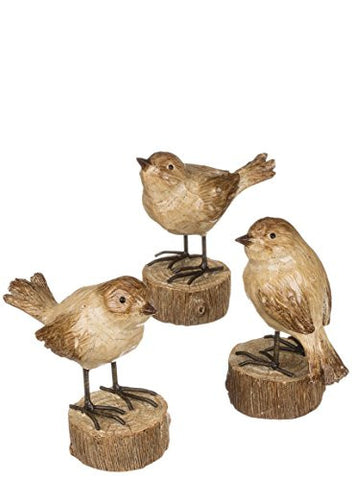 4.25" BIRD PEDESTAL (3ASST)