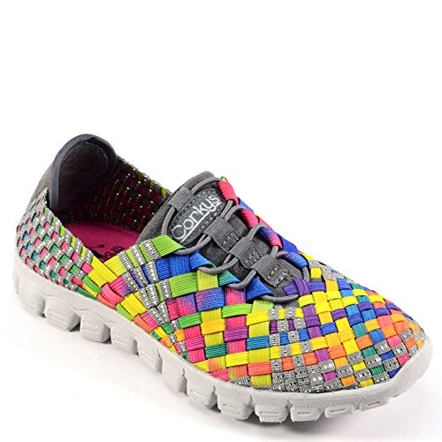 Women's Weave, Bright Multi. Size 8