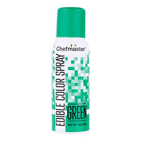 Green Chefmaster Edible Spray Box 6 1.05 Oz