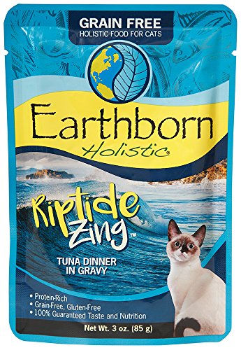 MIDWESTERN PET FOODS HOLISTIC RIPTIDE ZING GRAIN FREE CAT FOOD POUCH TUNA 3 OZ