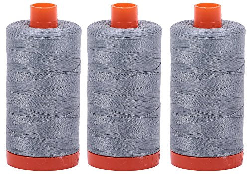 Aurifil- 50wt Cotton 1,422yd, Light Blue Grey