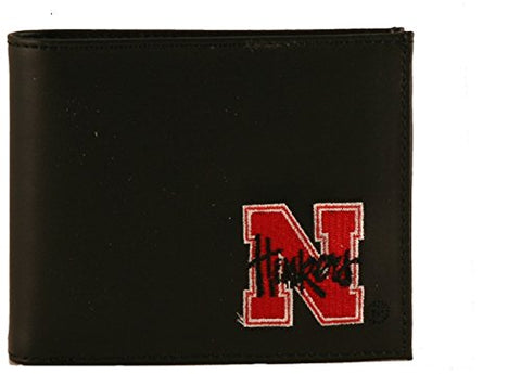 Men's Bi-Fold Wallet, Nebraska, 5"L x 4"H