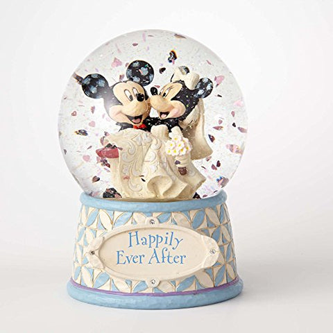 Enesco DSTRA Mickey and Minnie Wedding Waterball
