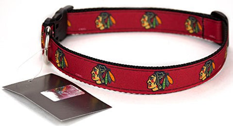 Chicago Blackhawks Dog Collar, M