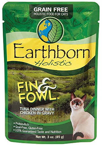 MIDWESTERN PET FOODS HOLISTIC FIN & FOWL GRAIN FREE CAT POUCH TUNA/CHICKEN 3 OZ