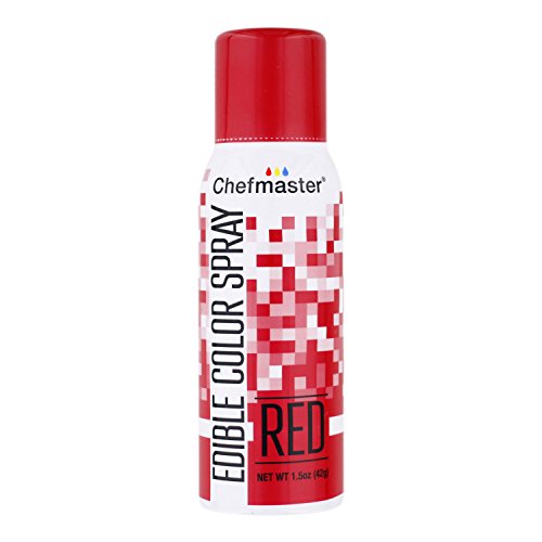 Red Chefmaster Edible Spray Box 6 1.05 Oz