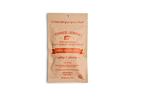 Filet Mignon Beef Jerky- Memphis Barbecue-2 oz