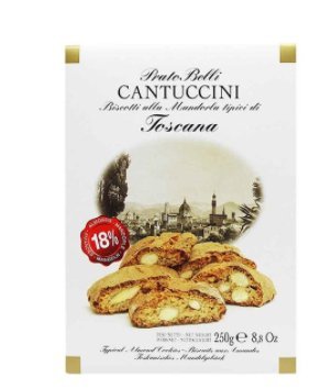 Biscottificio Belli Cantuccini Almond Biscotti in Box,8.8oz.