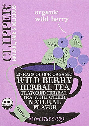 CLIPPER FAIR TRADE ORGANIC WILD BERRY - 20 ENVELOPES