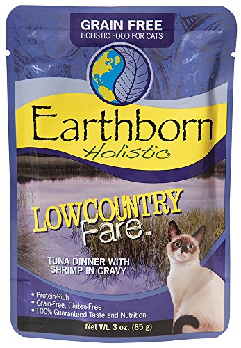 MIDWESTERN PET FOODS HOLISTIC LOW COUNTRY FARE GRAIN FREE CAT POUCH TUNA/SHRIMP 3 OZ